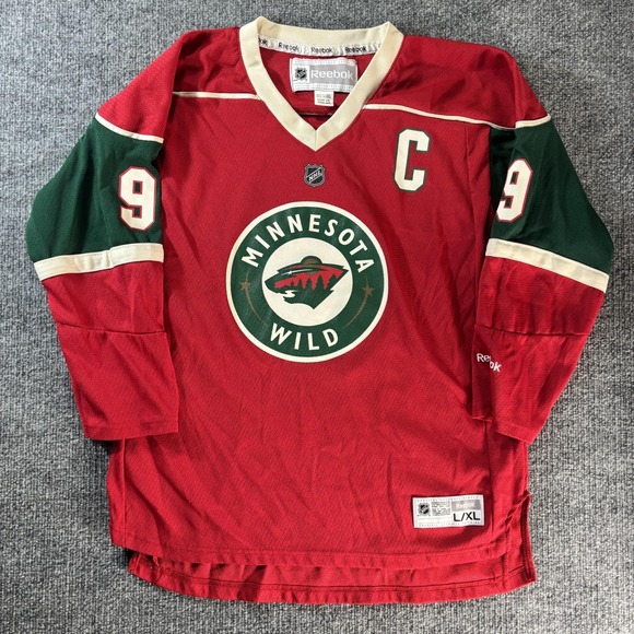 Reebok Other - Minnesota Wild Jersey Boys Large Red NHL Hockey Reebok Koivu 9 Captain C Youth